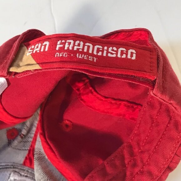 NFL San Francisco 49ers Pro Football Red Adjustable Hat Cap - Picture 6 of 6